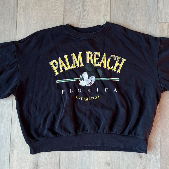 Navy crew neck sweater SZ M Disney - Picture 1 of 7